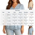 thumbnail image 6 of Bixock Women's Maternity Tops 3/4 Sleeve Button Down Maternity Shirts Crew Neck Maternity Blouse Soft Breathable Pregnant Tops Comfortable Maternity Clothings, 6 of 6