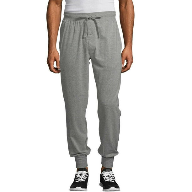 Hanes Men's EcoSmart X-Temp Jersey Jogger Pants 01107D - Walmart.com