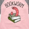 thumbnail image 3 of Instant Message - Bookworm - Toddler And Youth Girls Raglan Graphic T-Shirt, 3 of 6