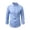 Sky Blue, variant on Mens 100% Cotton Oxford Shirt with Contrast Cuffs for Business & Daily Wear Long Sleeve Dress Shirts for Men Button Down Work Casual Shirt with Pocket Big and Tall Size M-5XL White