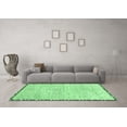 thumbnail image 3 of Ahgly Company Indoor Rectangle Abstract Emerald Green Modern Area Rugs, 7' x 9', 3 of 4