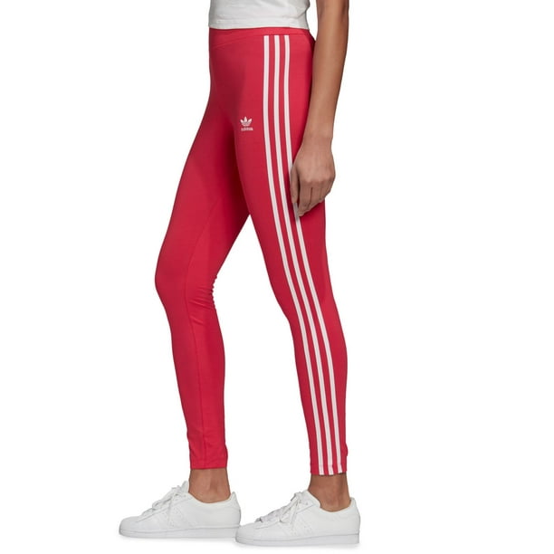 redden wang schedel adidas Originals Womens Adicolor 3-Stripe Compression Leggings,Pink/White,Large  - Walmart.com