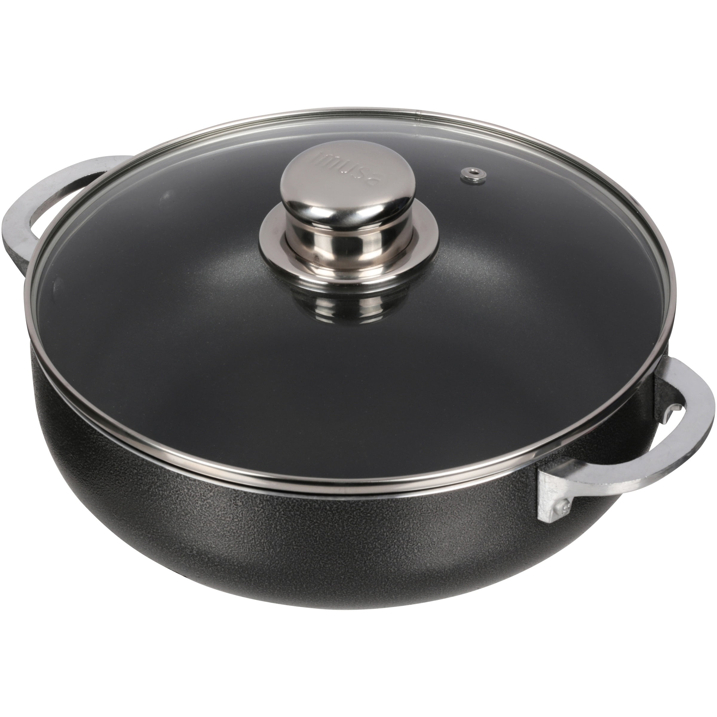 Imusa 14.5 Quart Caldero NonStick with Glass Lid, Charcoal W eBay
