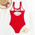 thumbnail image 4 of HUAXUN One Piece Swimsuit Women Push Up Bathing Suit Cute Swimsuit for Women Adjustable Strap One Piece Swimsuit Full Coverage Swimsuits for Women, 4 of 7