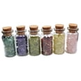thumbnail image 3 of Chip Stone Set  Tumbled Stones  Wishing Bottles 15Pcs Mini Wishing Bottles Chip Stone Set  Tumbled Reiki Stones Collection Gift Home Decor, 3 of 8