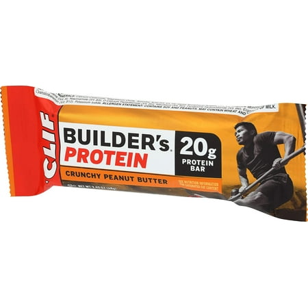 Clif Builder s Protein Crunchy Peanut Butter (12 Count of 2.40 Oz Bars) 28.8 Oz