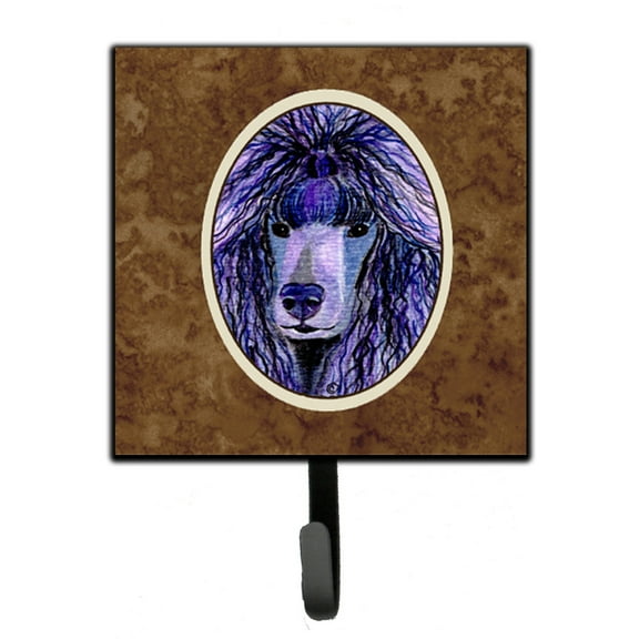 Carolines Treasures Poodle Leash or Key Holder Single Hook multicolor