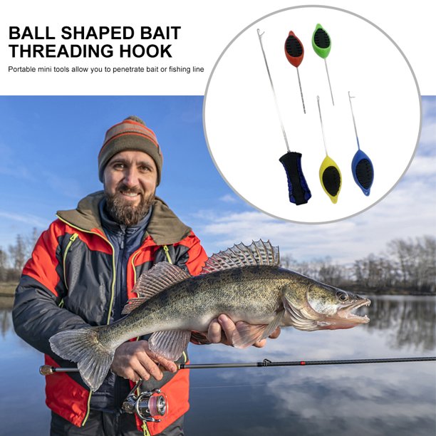 Juego de agujas para cebo de pesca de carpa, herramienta para hacer señuelos, 5 uds.