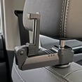 thumbnail image 1 of WEUVEB Car Back Seat Headrest Hooks Headrest Phone Holder Black Space-saving 1Set, 1 of 8