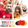 thumbnail image 4 of Peluca de color bandera para la peluca – Peluca afro tricolor explosión, fibra sintética ligera, gorra, talla única, accesorio reutilizable para ferias, 4 of 5