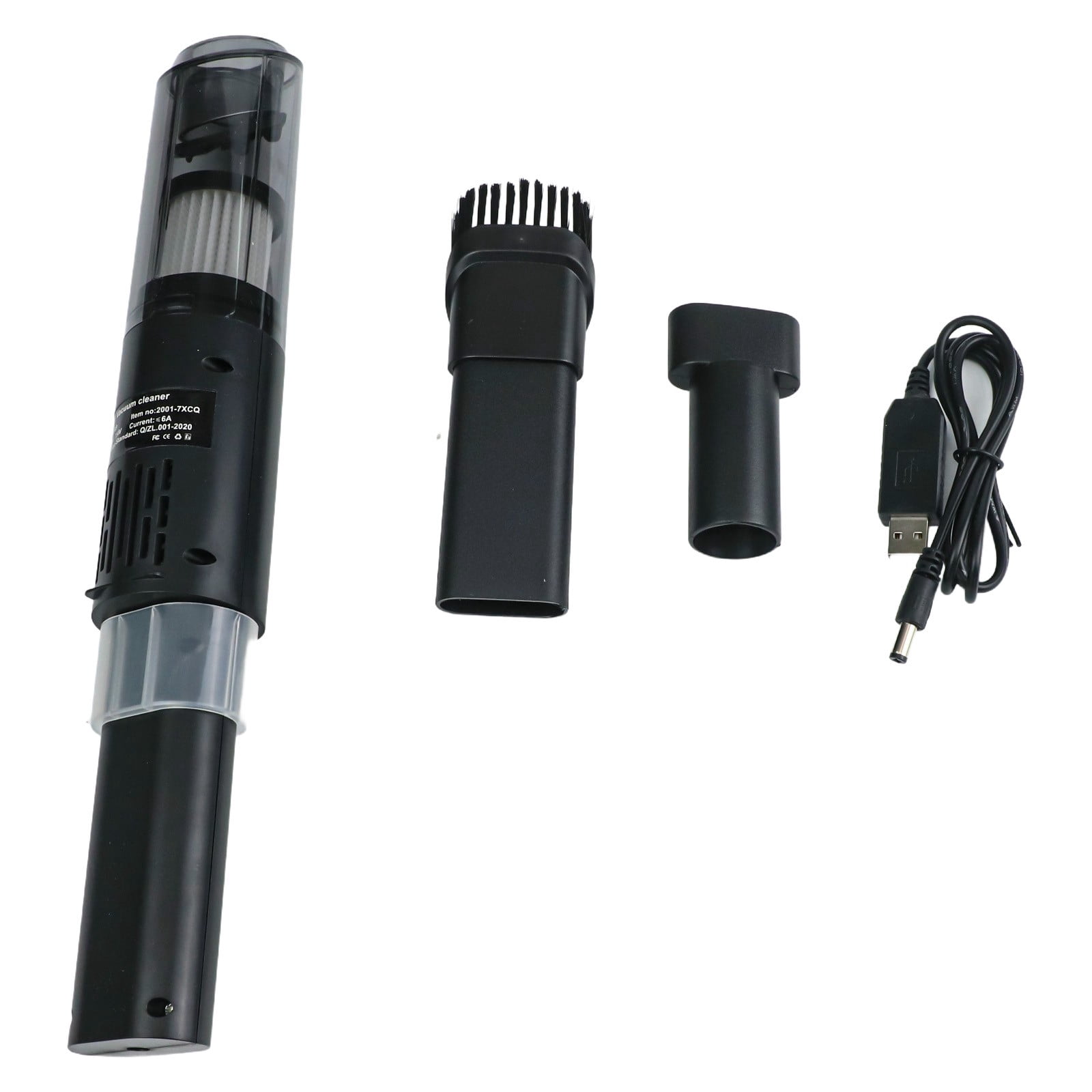 Cordless Car Vacuum Handheld Car Cleaner Automobile Maintenance 36.8*6.5*3.5Cm One-Handed Operation 100W Power