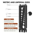 thumbnail image 3 of Nut and Bolt Thread Checker, Nut Bolt Screw Gauge, Bolt Size and Thread Gauge, Nut Bolt Sizes Identifier Gauge Tool, Nut and Bolt Identification Tool Box Size Guide  for Workshop, 3 of 7