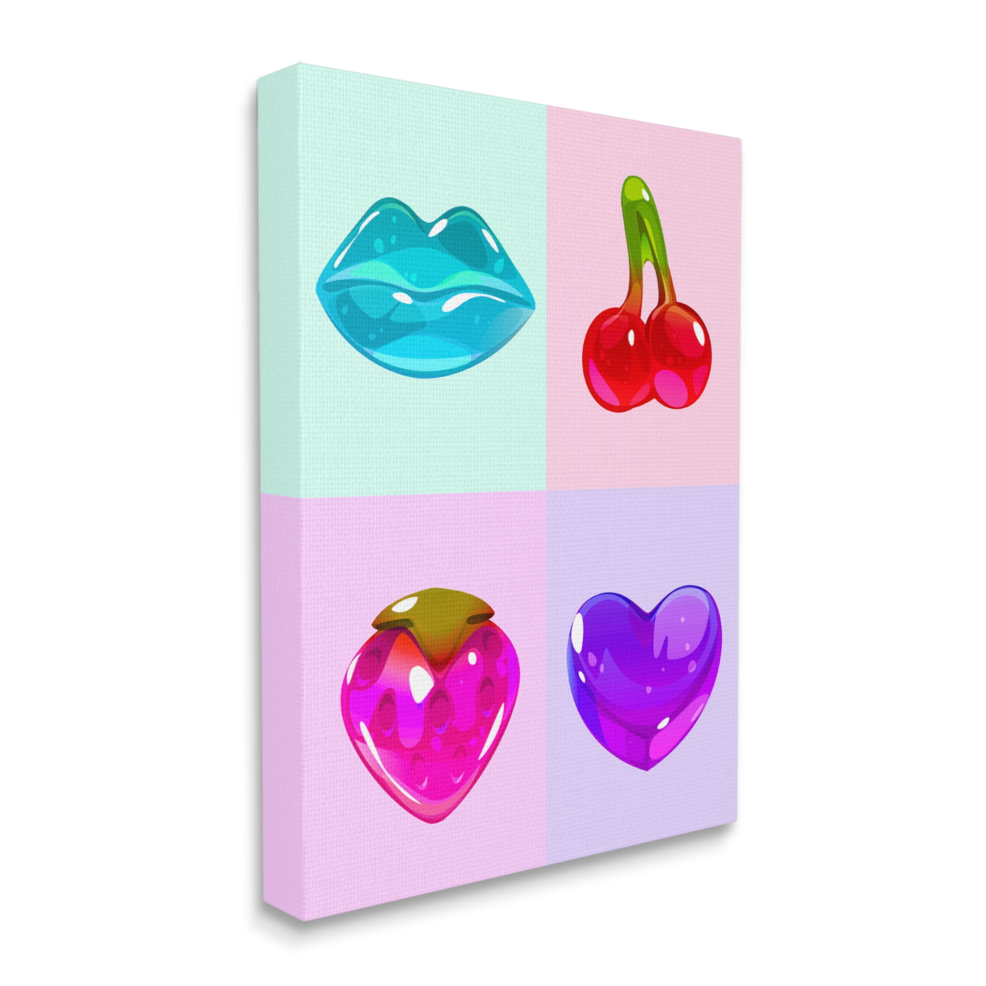 Stupell Industries Varied Gummy Candies Food & Beverage Painting Gallery Wrapped Canvas Print Wall Art, 24 x 30
