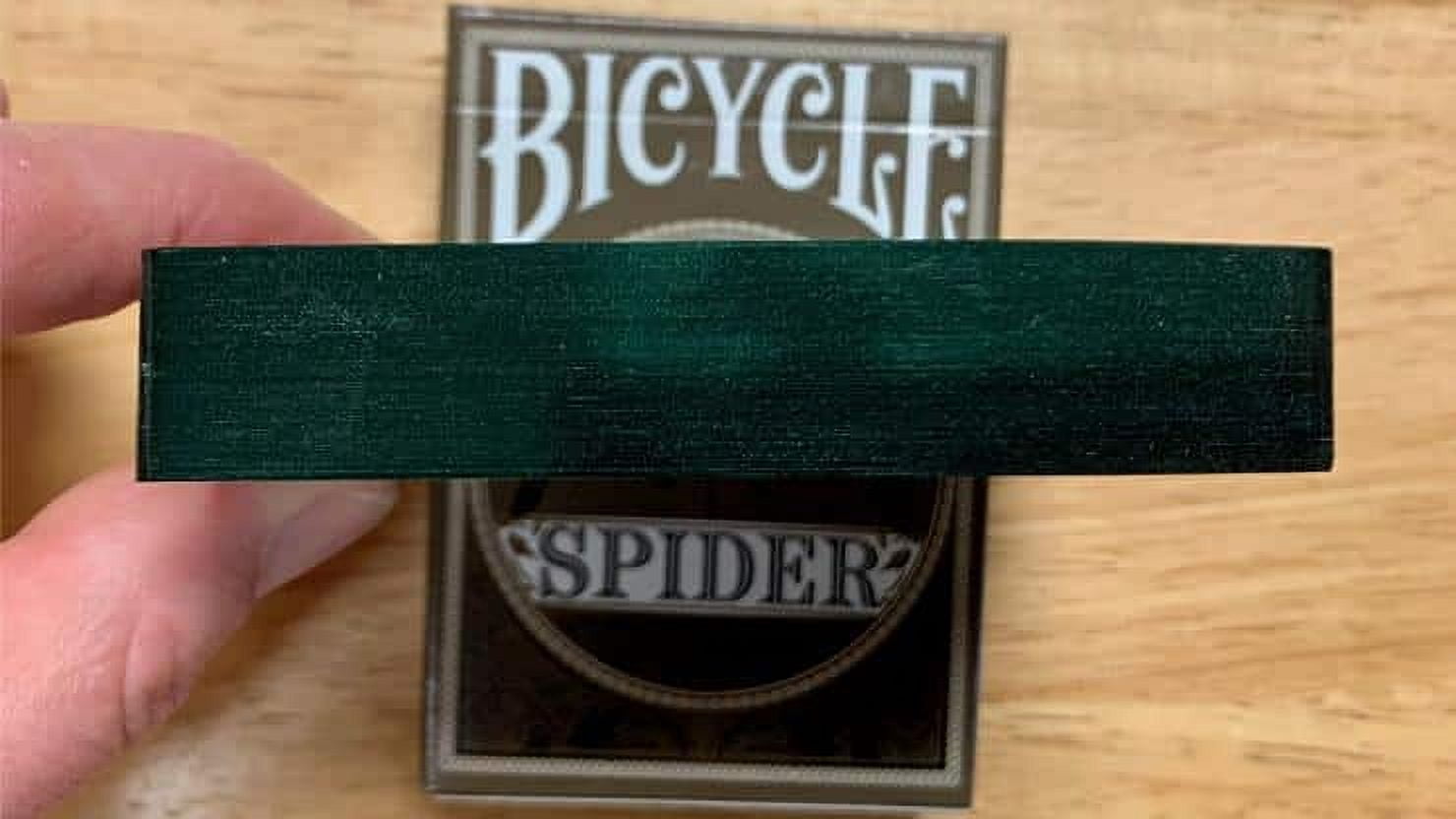 Gilded Bicycle Spider (Green) Playing Cards by USPCC