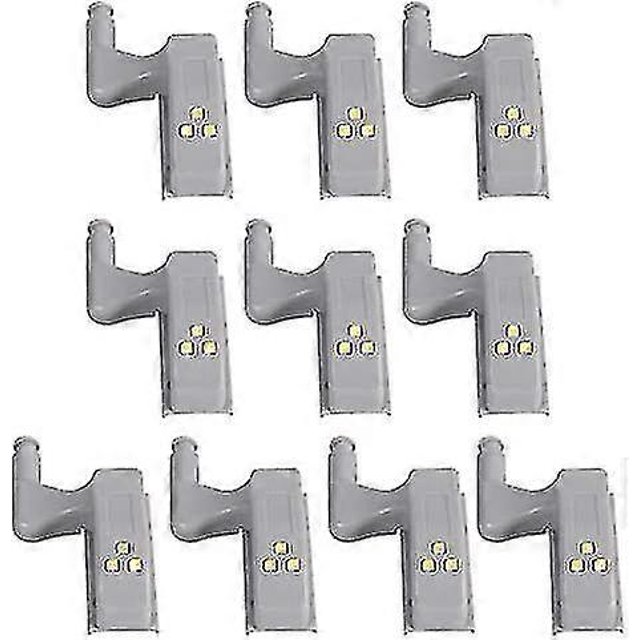 10-piece Universal Closet Led,hinge Sensor Light For Cabinet, Wardrobe, Kitchen Night Light Hy