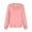 Pink, variant on WTXUE Long Sleeve, Women'S Sports Sweatshirt Basic Solid Color Pullover Casual Top, Workout Tops, T-Shirts (White, L)