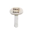 thumbnail image 1 of Matsuzay Miniaturas Micro estatuilla letrero letrero Mini artesanías adornos de resina tablero decorativo que hace accesorio creativo Jardín y Patio Blanco Matsuzay HA077504-01, 1 of 6