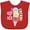 Red, variant on Inktastic I Love Ice Cream with Cute Ice Cream Cone Boys or Girls Baby Bib