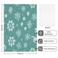 thumbnail image 2 of 2 Pcs Funny Kitchen Towels,Turquoise Christmas Snowflake Pattern Microfiber Dish Towels,Kitchen Tea Towels,Kitchen Towel Set (18" X 26"), 2 of 7