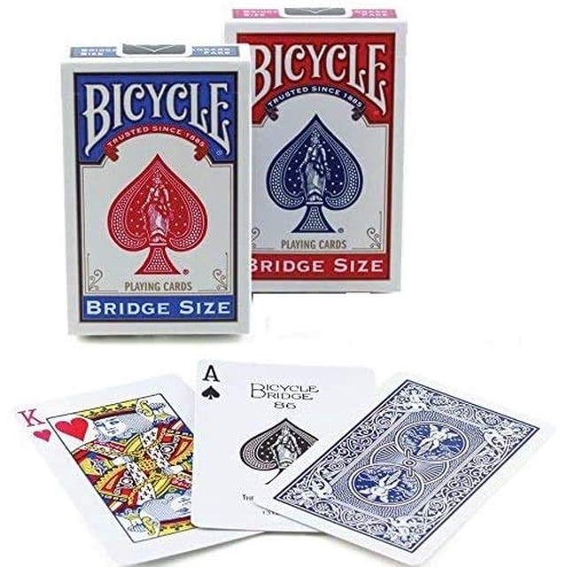 Playing Card Bridge Bicycle Bridge, tamaño estrecho, 12 barajas