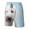 thumbnail image 5 of Naloa Puppy Licks Nose Men's Beach Shorts, Surfing shorts, Swim trunks, Quick Dry Swim Trunks for Surfing Beach Fun - 3X-Large, 5 of 9