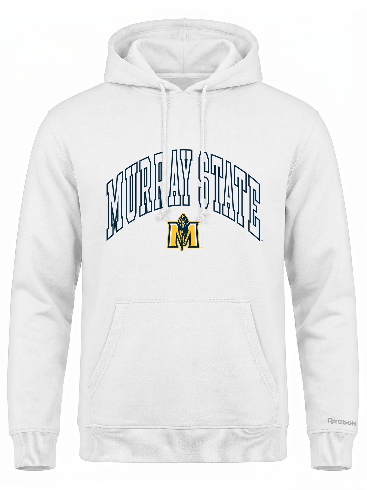 Murray State Racers Reebok Mens White Hooded Sweatshirt