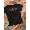 thumbnail image 3 of Mothers Day Pink Ribbon Shaped T-Shirt Women -Image by Shutterstock, Female Large, 3 of 4