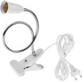 thumbnail image 1 of Hongchun Douille de Lampe à Pince avec Interrupteur, Base de Lampe de Table LED avec Col de Cygne à 360 Degrés, Base de Lampe à Pince avec Câble de 2,2m, 1 of 5