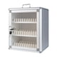 thumbnail image 2 of Gabinete de almacenamiento para teléfono y cerradura de seguridad portátil con cerradura, puerta transparente de aluminio 36 soles, 2 of 7