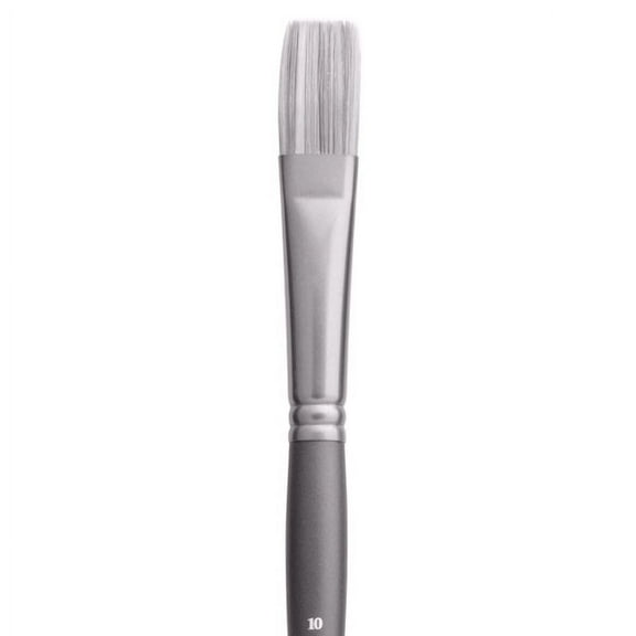Jack Richeson Grey Matters Series 9822 Long Handle Sz 10 Flat Synthetic Acrylic Brush