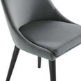 thumbnail image 5 of Viscount Accent Performance Velvet Dining Chairs - Set of 2, Gray, 5 of 7