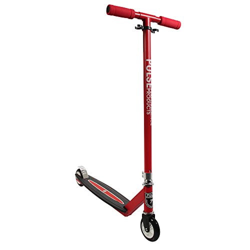Pulse Performance Products S-100 Trottinette Freestyle - Trottinette Pro pour Débutants - Rouge