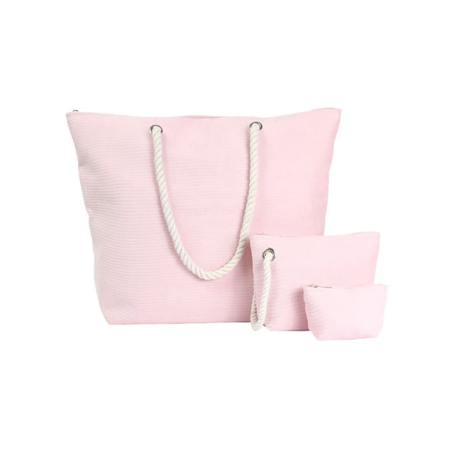 Set de 3 bolsas para viaje verano playa mujer