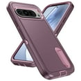 thumbnail image 2 of for Google Pixel 9 Pro Case, Google Pixel 9 Pro Phone Case with Built in Kickstand, Shockproof/Dustproof/Drop Proof Heavy Duty Military-Grade Rugged Protective Cover for Google Pixel 9 Pro,Purple, 2 of 9