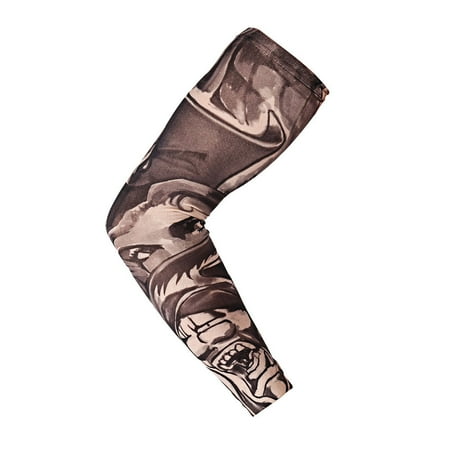 Nylon Elastic Temporary Tattoo Sleeve Designs Body Arm Stockings Tatoo Cool - Walmart.com