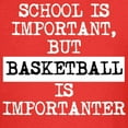 thumbnail image 3 of CafePress - Basketball Is Importanter T Shirt - Dark T-Shirt Kids XS-XL, 3 of 4