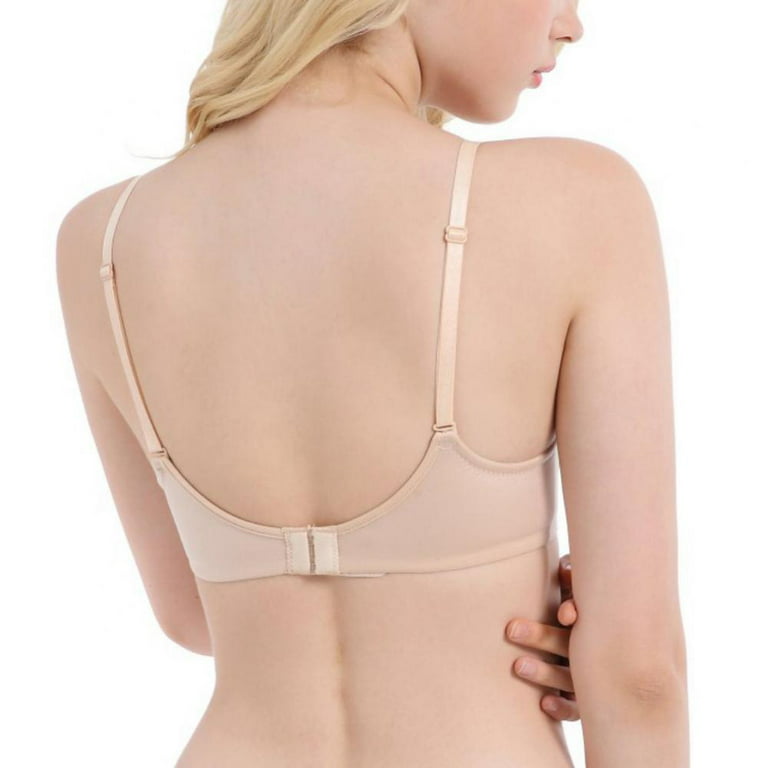 Women's Push Up Bra Wireless Padded Bralette Lace Longline Support Bras