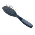 thumbnail image 3 of Peine de acero ovalado con aguja de acero para peluquería, herramienta para el cuidado de la cabeza, peine para el cuidado de la cabeza, peine de masaje con dientes de acero plástico, 3 of 5