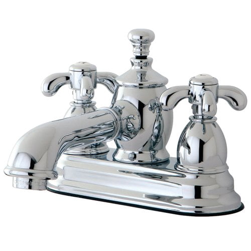 Kingston Brass French Country Centerset Bathroom Faucet With Drain