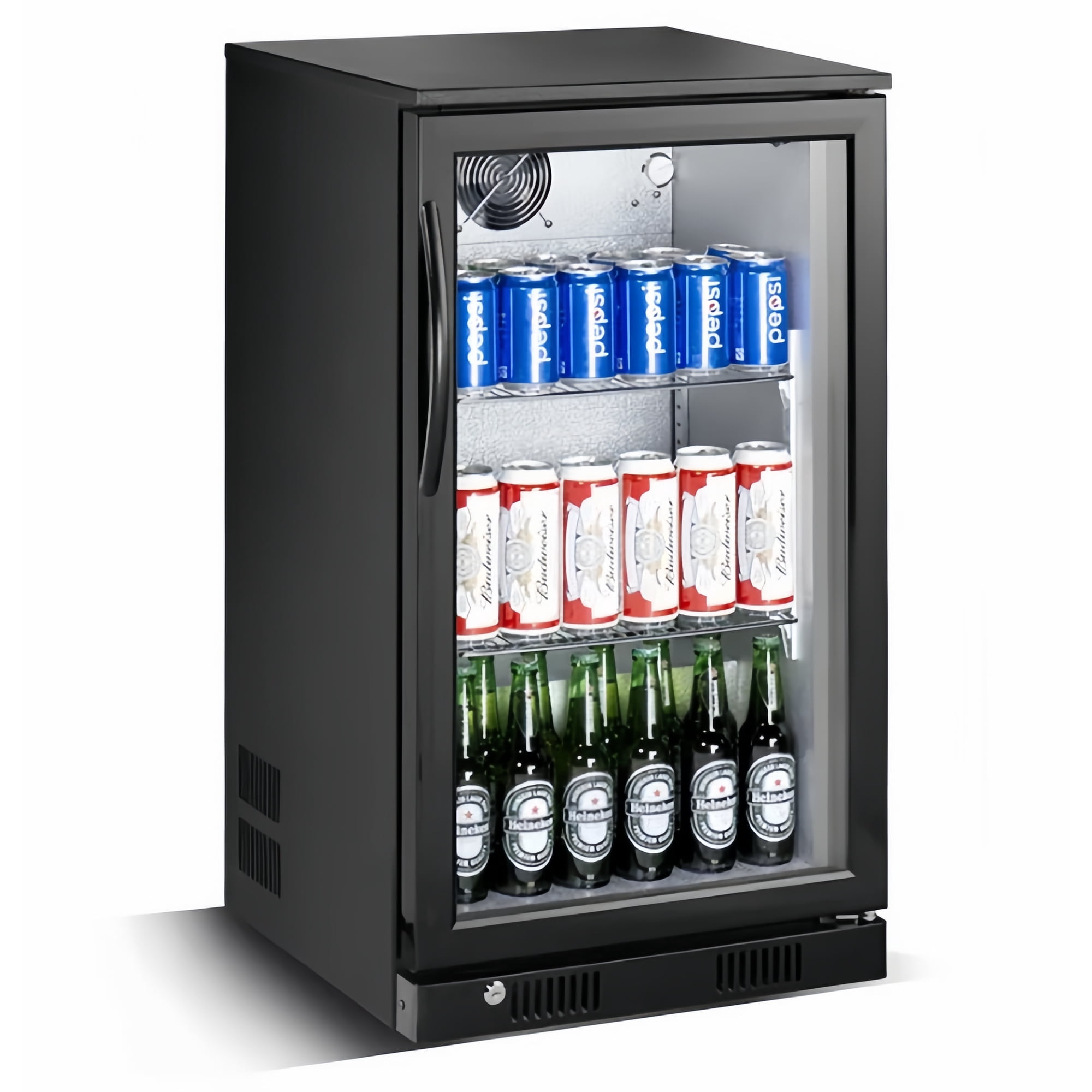 Cooler Depot 24" Refrigerated Back Bar Cooler, 4.9 cu ft, Glass Door, Model LG-138H