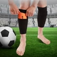 thumbnail image 5 of Soft Sports Kids Boys Men Leg Guard Sleeves Instep Socks Football Shin Holder Soccer Shin Pads Cover GREEN L, 5 of 8