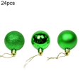 thumbnail image 1 of 24 piezas de bola de árbol de Navidad fiesta del hogar centro comercial decoración de Navidad colgante de 8 cm, 1 of 5