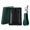 Green #3, variant on Beak Nail Clippers Set | 3 Beveled Trimmers for Thick, Brittle & Senior Toenails | Stainless Steel with Non-Slip Handles | Includes Glass Nail File | Green, White, Orange