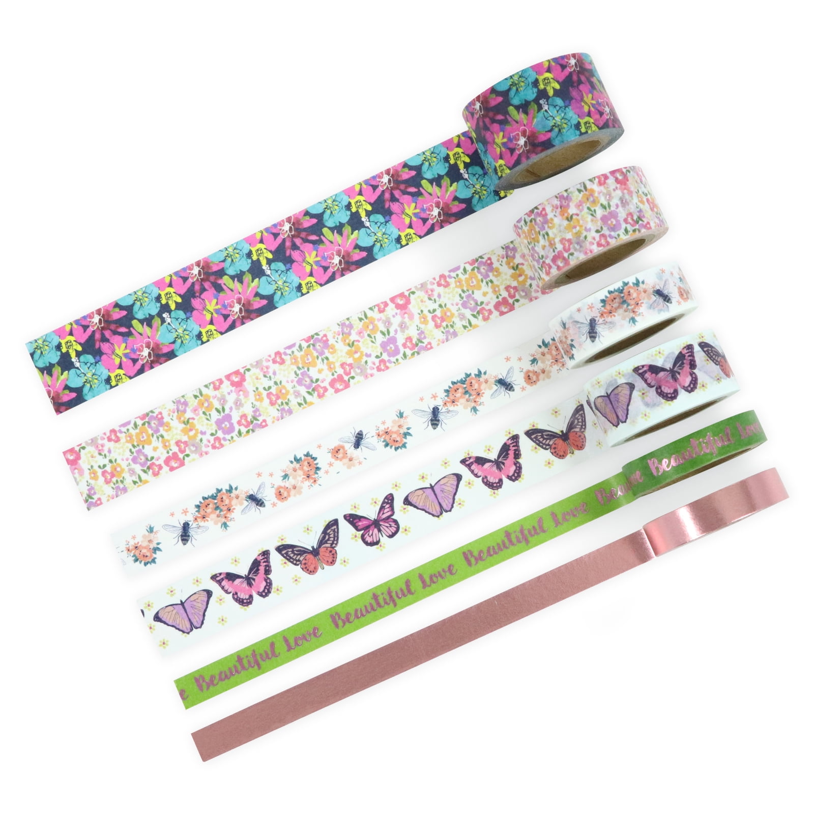 Recollections Spring Crafting Washi Tape Set, 12 Pack