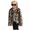 Coffee, variant on Vedolay Fall Tops for Girl 2023 Fall Jackets for Kids Print Zip Up Hooded Long Sleeve Coat,Coffee 2-3 Years