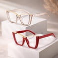 thumbnail image 3 of 2 Pack Blue Light Blocking Glasses Women Men Cat Eye Frame Computer Laptop Gaming Office, 3 of 7