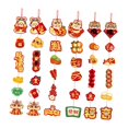 thumbnail image 3 of 6 Piezas Adornos Colgantes de año Nuevo Chino 2025 Decoraciones de año Nuevo Lunar Decoración del año de la Serpiente para Plantas de Vacaciones de, 3 of 9