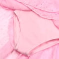 thumbnail image 6 of IVEYRTF Kids Girls Dance Leotard Glitter Mesh Skirt Bow Detail Short Sleeve Design Ballet Practice Performance Wear(Pink,5-6 Years), 6 of 7