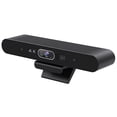 thumbnail image 1 of Webcam 4K USB Vidéoconférence HD avec Microphone et Haut-Parleur Suivi Facial AI Mise au Point Automatique Prise Vocale 360° Plug & Play Compatible avec Windows Android pour Vidéoconférence Cours en Ligne, 1 of 7