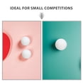 thumbnail image 3 of IFANLANDOR 60Pcs White Table Tennis Balls Washable Plastic Balls for Practice Small Games and Party Fun, 3 of 8